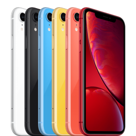 Iphone xr на столе все цвета